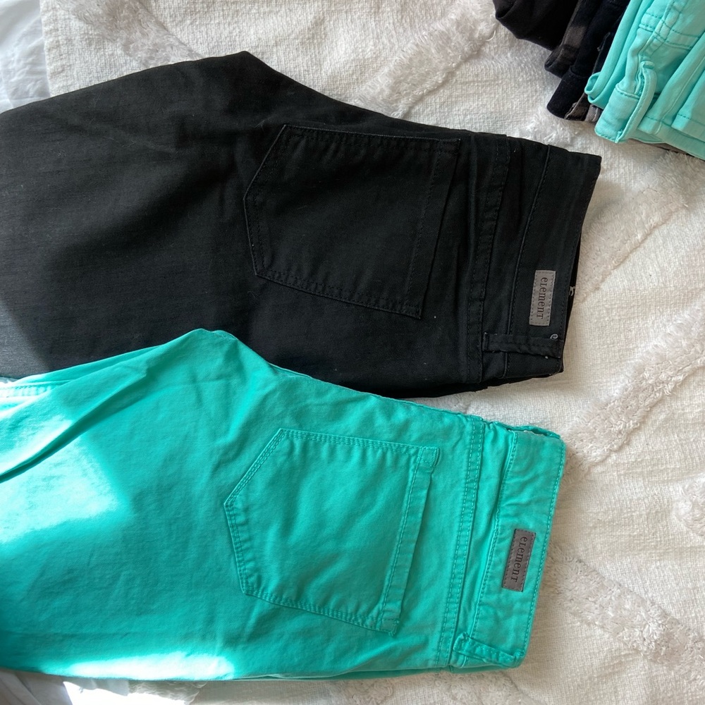 🚫Sold🚫Element Jeans Bundle Black & Teal